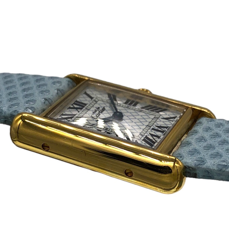 カルティエ Cartier マストタンク ヴェルメイユ SM W1018587 シルバー ...