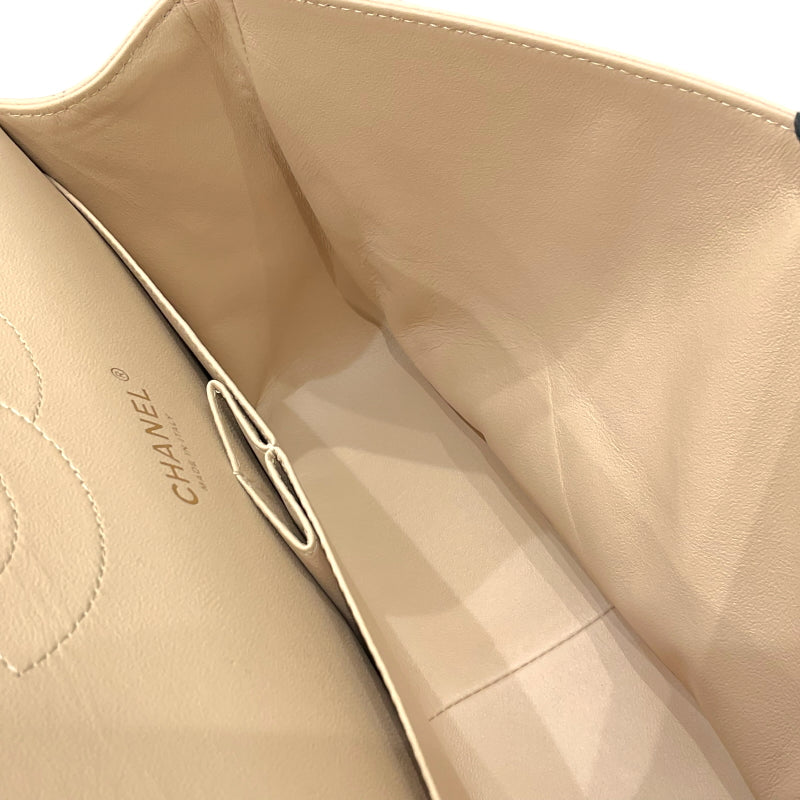 シャネル CHANEL マトラッセ30 チェーンショルダーバッグ A58600 18番台 ベージュ ゴールド金具 キャビアスキン レディース ショルダーバッグ