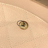 シャネル CHANEL マトラッセ30 チェーンショルダーバッグ A58600 18番台 ベージュ ゴールド金具 キャビアスキン レディース ショルダーバッグ