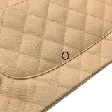 シャネル CHANEL マトラッセ30 チェーンショルダーバッグ A58600 18番台 ベージュ ゴールド金具 キャビアスキン レディース ショルダーバッグ