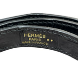 エルメス HERMES ケリー25 外縫い Ｗ刻印 ブラック ゴールド金具 ニロティカスリセ レディース ハンドバッグ