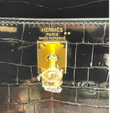 エルメス HERMES ケリー25 外縫い Ｗ刻印 ブラック ゴールド金具 ニロティカスリセ レディース ハンドバッグ