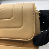 シャネル CHANEL マドモアゼル スモールフラップバッグ ベージュ×GD金具 ラムスキン レディース ショルダーバッグ