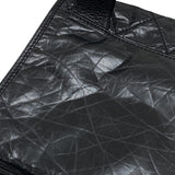 シャネル CHANEL ワイルドステッチ ショルダーバッグ ブラック シルバー金具 レザー レディース メッセンジャーバッグ