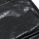 シャネル CHANEL ワイルドステッチ ショルダーバッグ ブラック シルバー金具 レザー レディース メッセンジャーバッグ