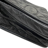 シャネル CHANEL ワイルドステッチ ショルダーバッグ ブラック シルバー金具 レザー レディース メッセンジャーバッグ