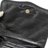 シャネル CHANEL ワイルドステッチ ショルダーバッグ ブラック シルバー金具 レザー レディース メッセンジャーバッグ