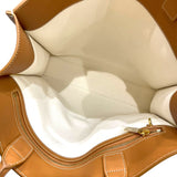 セリーヌ CELINE バーティカルカバ トートバッグ 190402BNZ.02NT ナチュラル×タン コットン/カーフレザー レディース トートバッグ