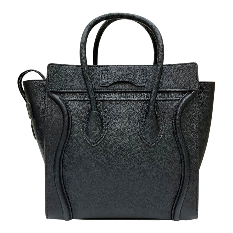 セリーヌ CELINE ラゲージ マイクロショッパー 189793DRU.38NO ブラック カーフレザー レディース ハンドバッグ