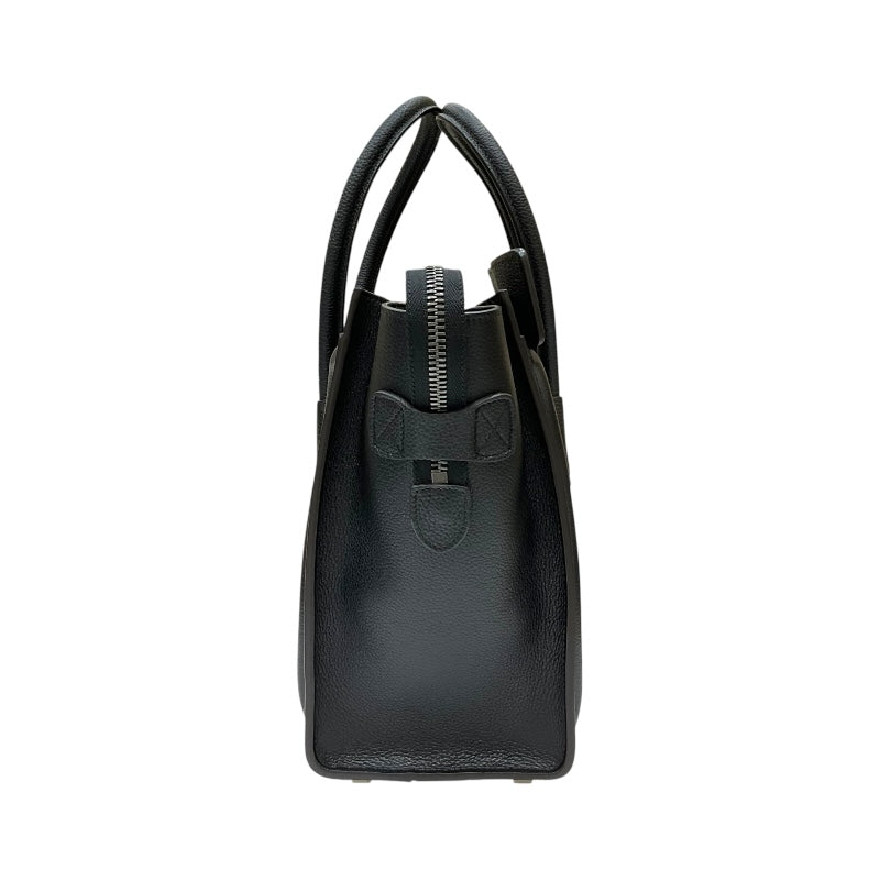 セリーヌ CELINE ラゲージ マイクロショッパー 189793DRU.38NO ブラック カーフレザー レディース ハンドバッグ