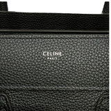 セリーヌ CELINE ラゲージ マイクロショッパー 189793DRU.38NO ブラック カーフレザー レディース ハンドバッグ
