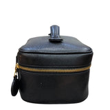 シャネル CHANEL バニティ A01997 ブラック　GD金具 キャビア レディース ハンドバッグ