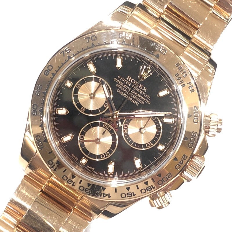 ロレックス ROLEX デイトナ　ブラックピンク 116505 K18PG メンズ 腕時計
