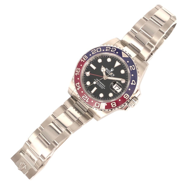 ロレックス ROLEX GMTマスター2 12671BLRO ブラック/ブルー/レッド/シルバー ステンレススチール メンズ 腕時計