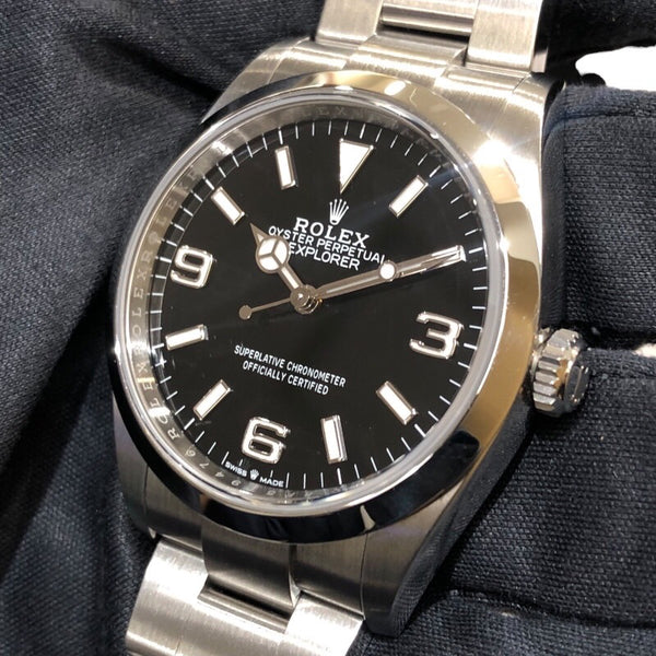 ロレックス ROLEX エクスプローラー１ 124270 シルバー ステンレススチール 自動巻き メンズ 腕時計