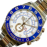 ロレックス ROLEX ヨットマスター2 116681 ホワイト PG/SS 自動巻き メンズ 腕時計