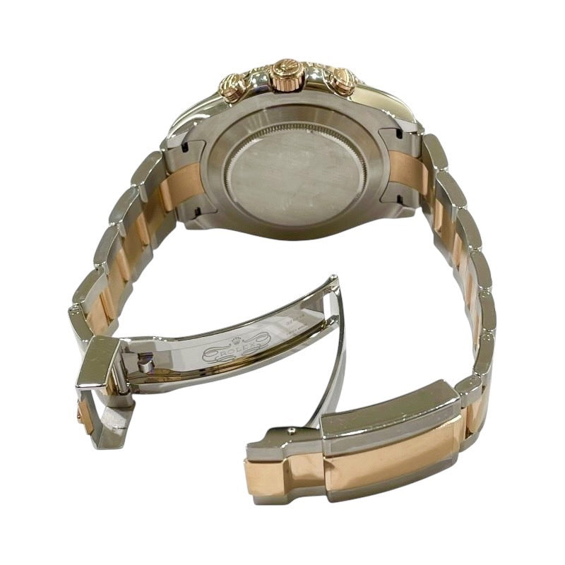 ロレックス ROLEX ヨットマスター2 116681 ホワイト PG/SS 自動巻き メンズ 腕時計