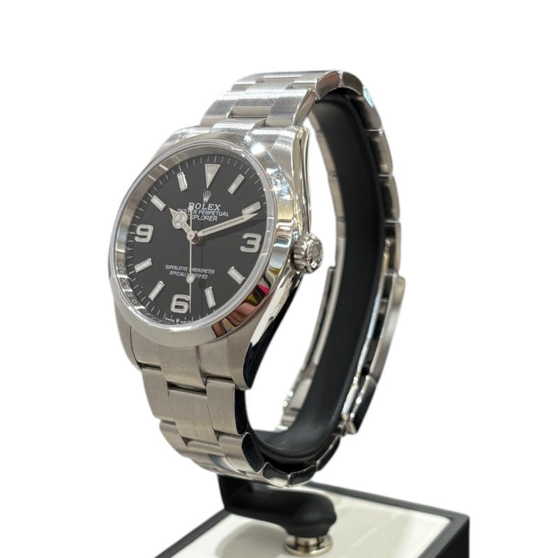エクスプローラー 36 ウォッチ 124270 美品 【中古】 124270 ブラック ROLEX（ロレックス）エクスプローラー36 中古