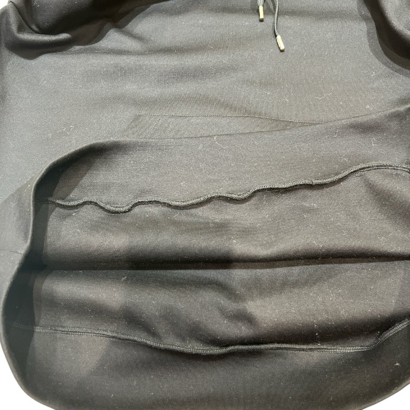 プラダ PRADA ロゴプリントテクニカルパーカー サイズXXL UJL84A ブラック コットン メンズ パーカー