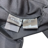 プラダ PRADA ロゴプリントテクニカルパーカー サイズXXL UJL84A ブラック コットン メンズ パーカー