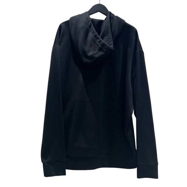 プラダ PRADA ロゴプリントテクニカルパーカー サイズXXL UJL84A ブラック コットン メンズ パーカー