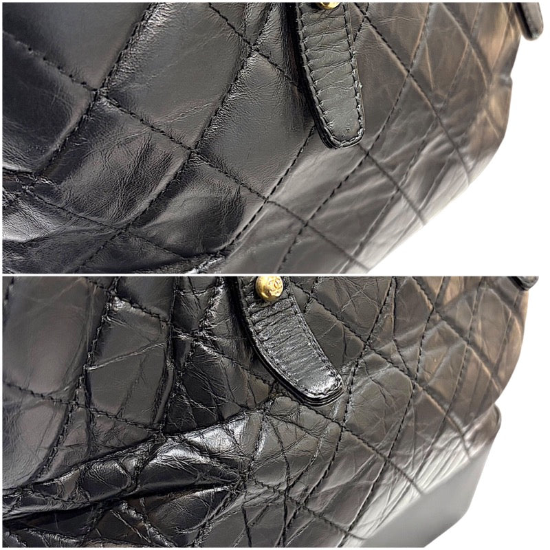 シャネル CHANEL ガブリエル ドゥ シャネル 2WAYトート A91876 ブラック/ゴールド×シルバー金具 カーフ レディース ショルダーバッグ