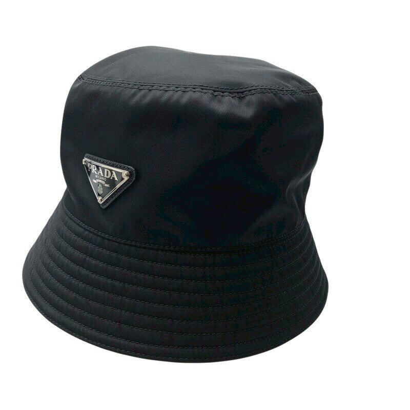 プラダ PRADA RE-NYLON トライアングルロゴバケットハット 1HC137 ナイロン レディース その他ファッション雑貨