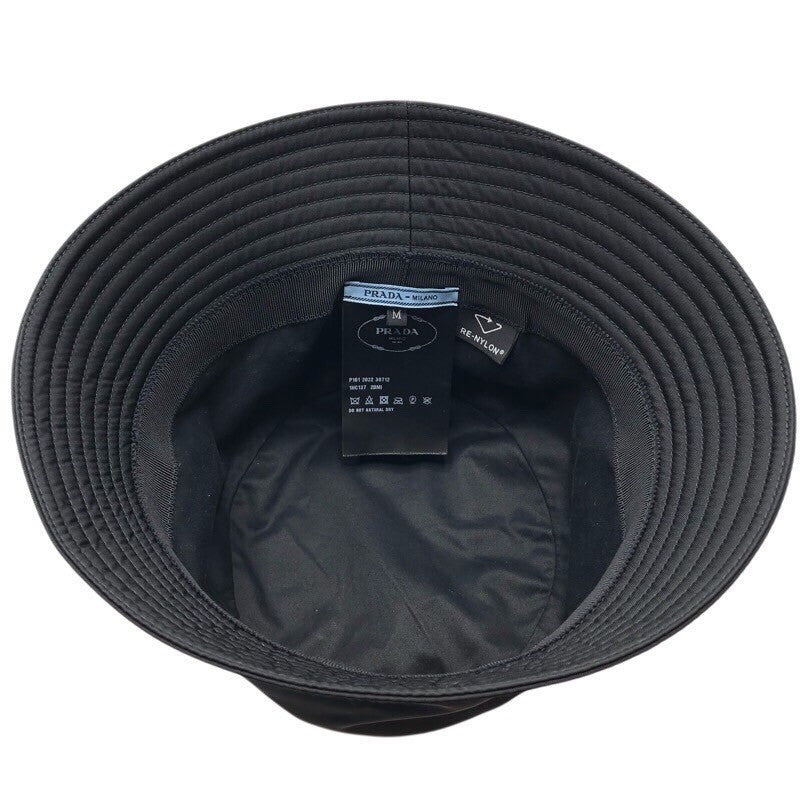 プラダ PRADA RE-NYLON トライアングルロゴバケットハット 1HC137 ナイロン レディース その他ファッション雑貨