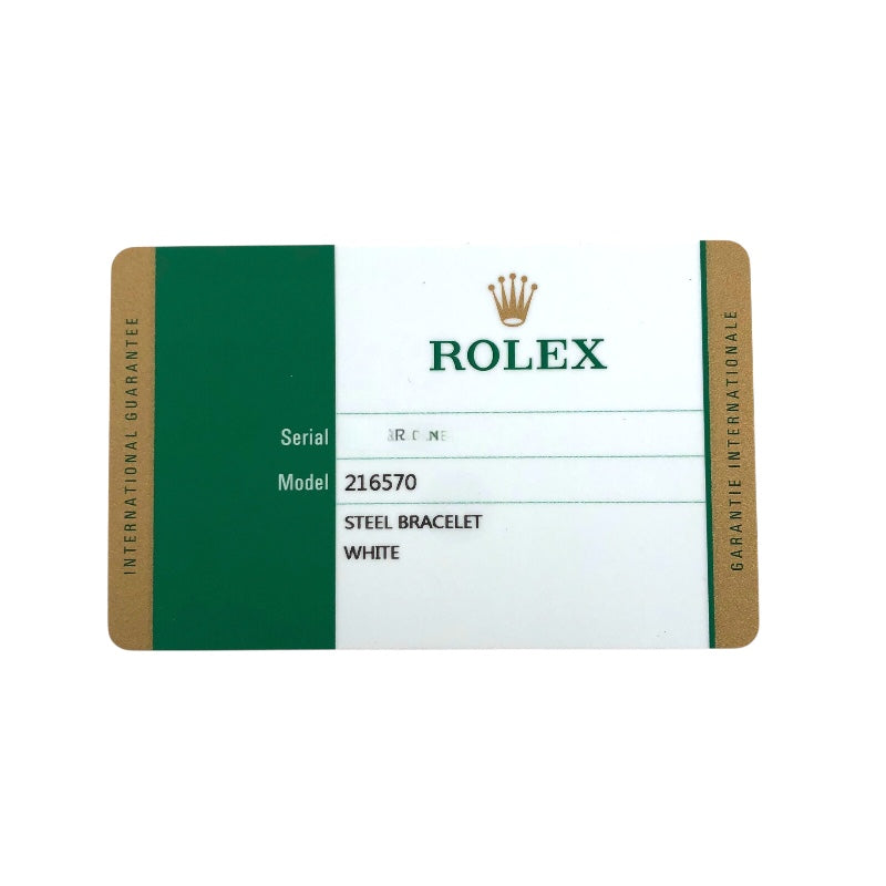 ロレックス ROLEX エクスプローラー2 216570 ホワイト ステンレススチール SS 自動巻き メンズ 腕時計