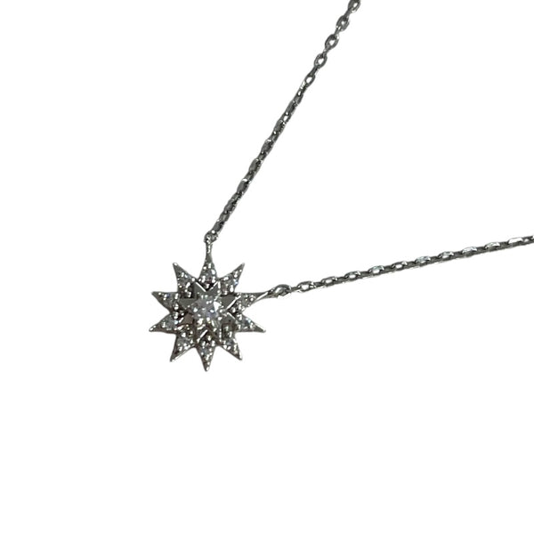 スタージュエリー STAR JEWELRY ダイヤ ネックレス Pt950/ダイヤモンド ジュエリー