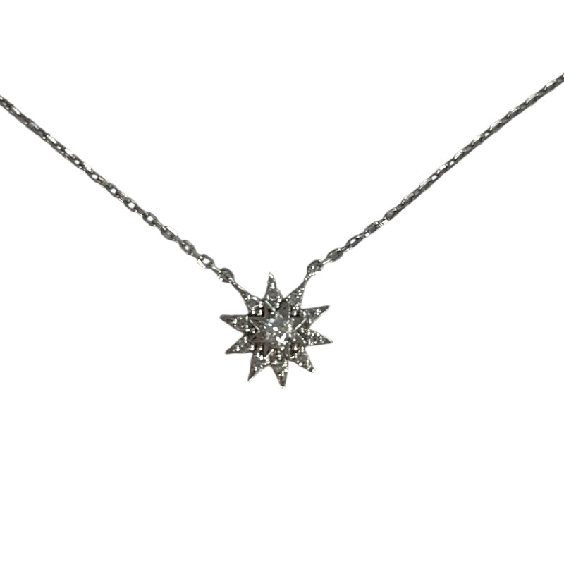 スタージュエリー STAR JEWELRY ダイヤ ネックレス Pt950/ダイヤモンド ジュエリー