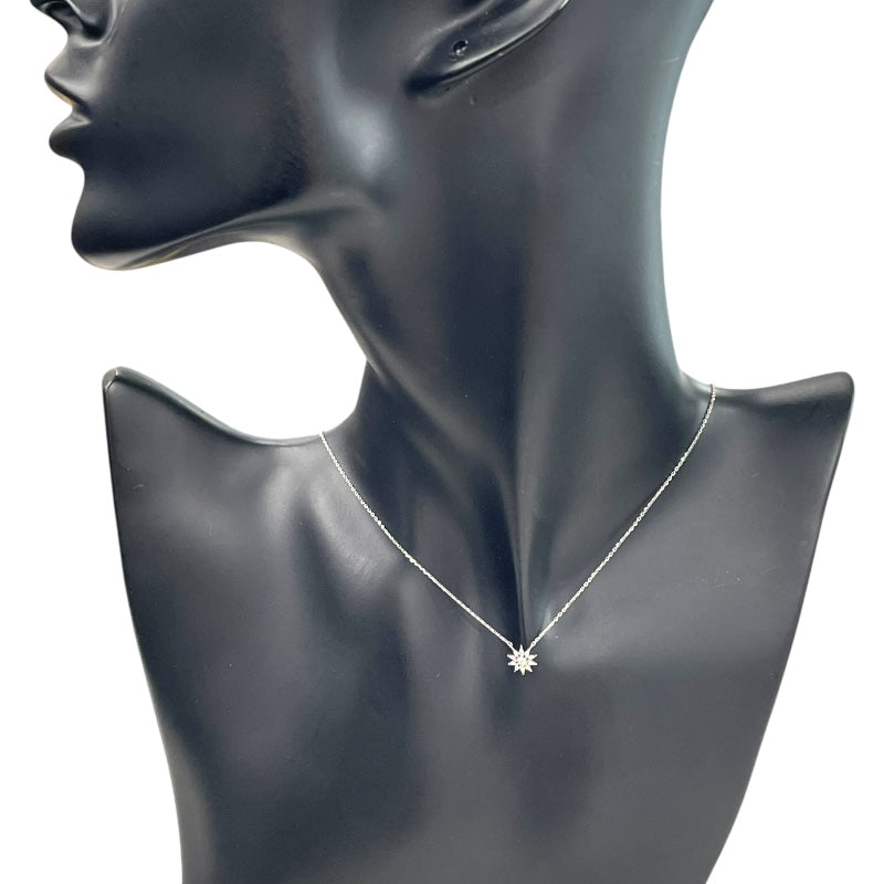 スタージュエリー STAR JEWELRY ダイヤ ネックレス Pt950/ダイヤモンド ジュエリー