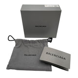バレンシアガ BALENCIAGA CASHミニウォレット 594312 グレー レザー レディース 三つ折り財布