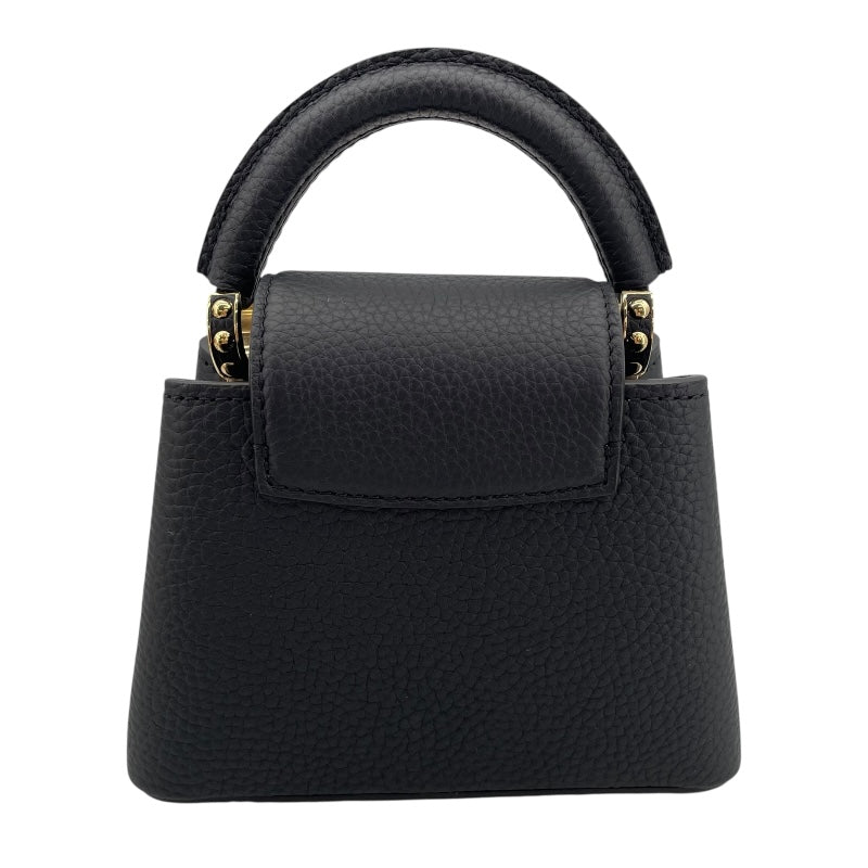 ルイ・ヴィトン LOUIS VUITTON カプシーヌ NANO M10166 ノワール トリヨン レディース ショルダーバッグ