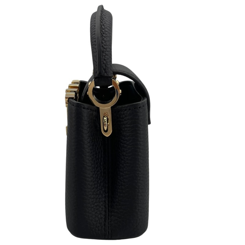 ルイ・ヴィトン LOUIS VUITTON カプシーヌ NANO M10166 ノワール トリヨン レディース ショルダーバッグ