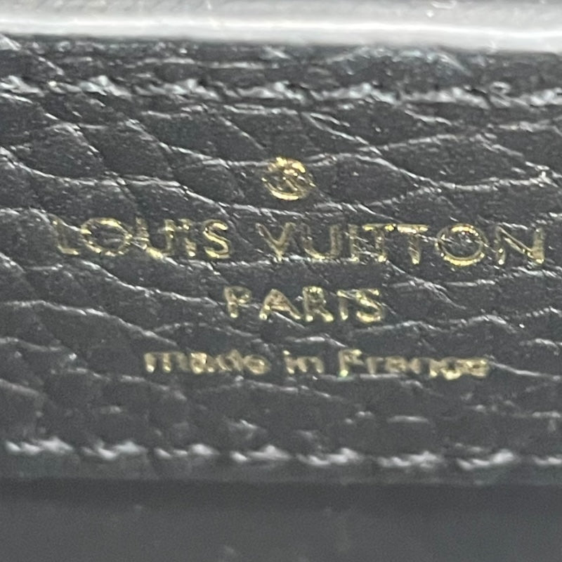 ルイ・ヴィトン LOUIS VUITTON カプシーヌ NANO M10166 ノワール トリヨン レディース ショルダーバッグ