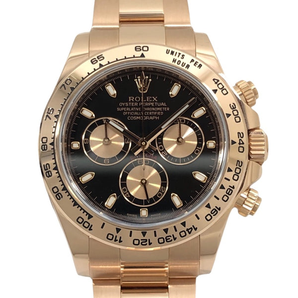 ロレックス ROLEX コスモグラフ･デイトナ ランダムシリアル 116505 ブラック/ピンク K18PG メンズ 腕時計