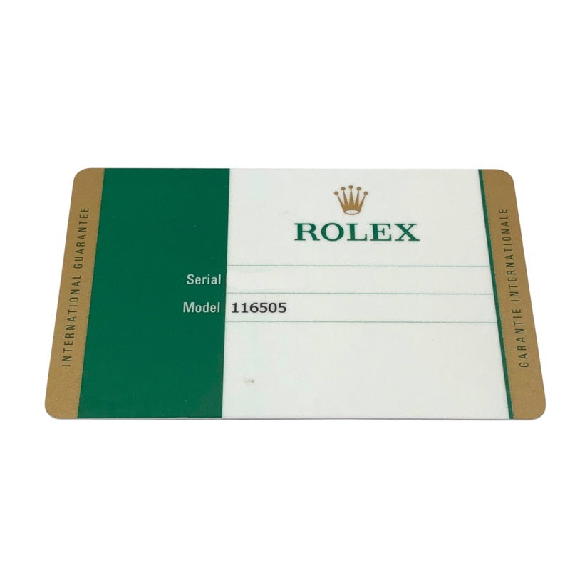 ロレックス ROLEX コスモグラフ･デイトナ ランダムシリアル 116505 ブラック/ピンク K18PG メンズ 腕時計