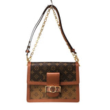 ルイ・ヴィトン LOUIS VUITTON ドーフィーヌMM M45958 ブラウン モノグラム・リバース レディース ショルダーバッグ