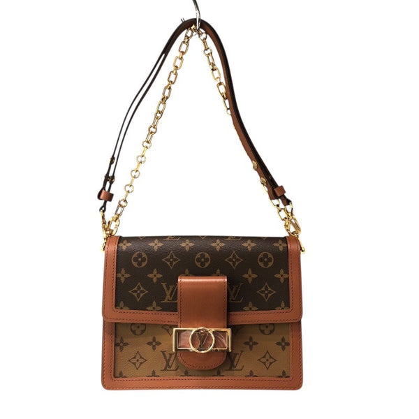 ルイ・ヴィトン LOUIS VUITTON ドーフィーヌMM M45958 ブラウン モノグラム・リバース レディース ショルダーバッグ