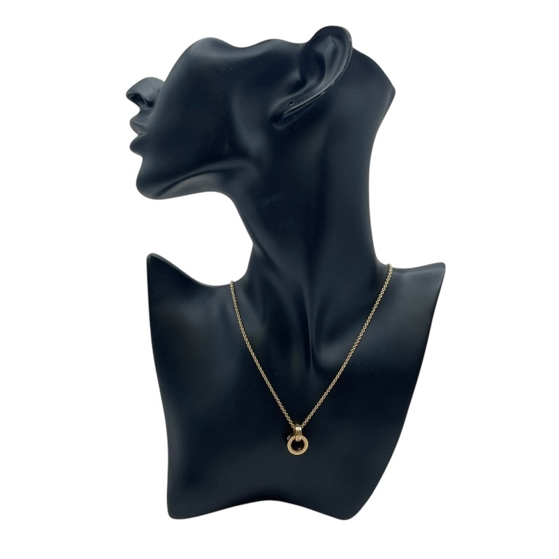 ブルガリ BVLGARI コーマンソルベネックレス ピンクゴールド 750 ピンクトルマリン ジュエリー