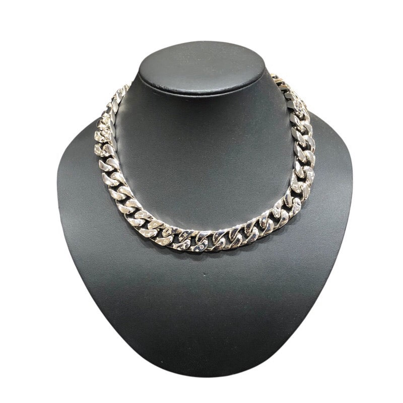 ルイ・ヴィトン LOUIS VUITTON LVチェーンリンクネックレス シルバー メタル ジュエリー