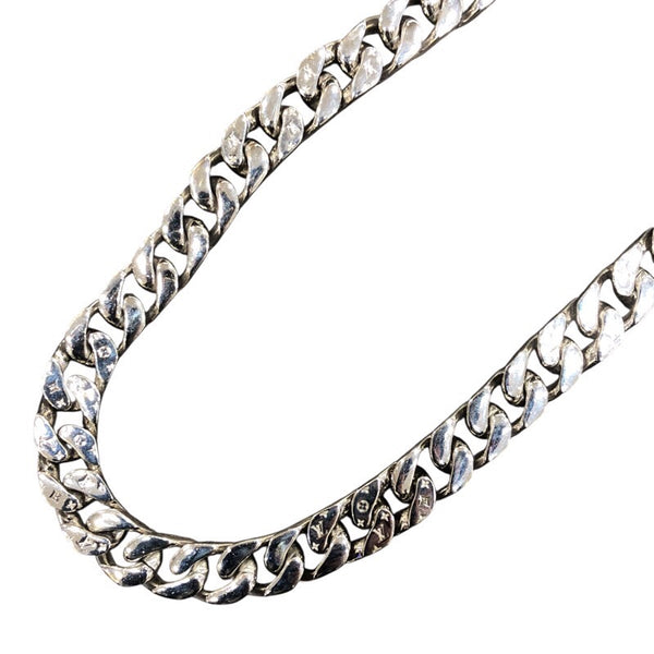 ルイ・ヴィトン LOUIS VUITTON LVチェーンリンクネックレス シルバー メタル ジュエリー