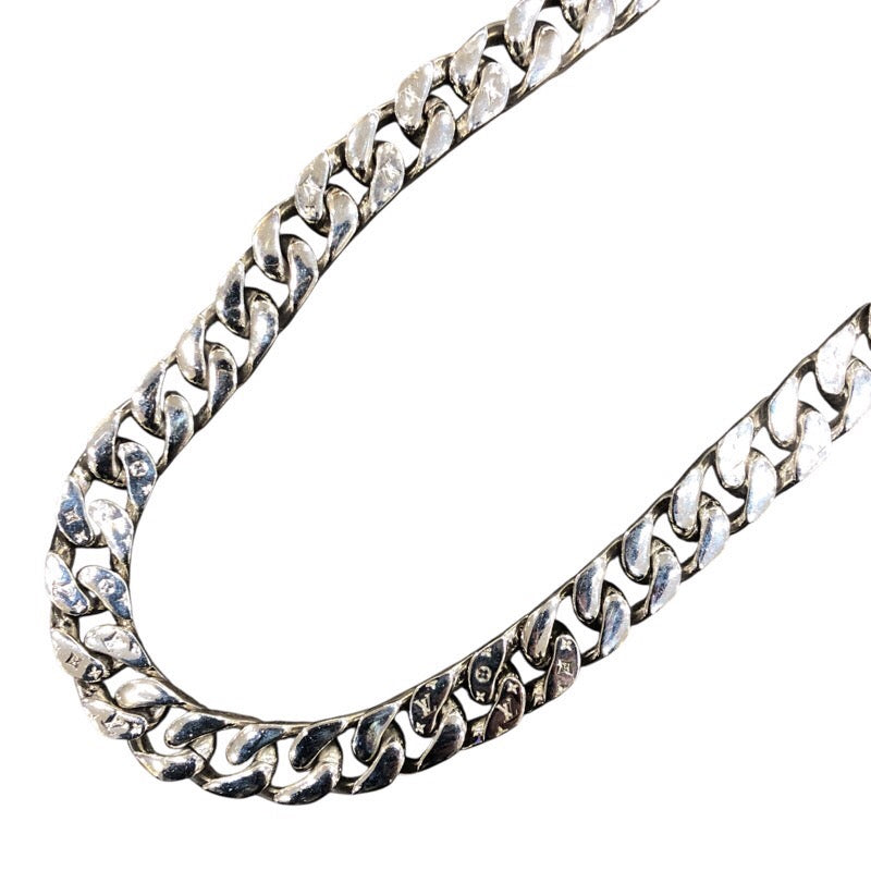 ルイ・ヴィトン LOUIS VUITTON LVチェーンリンクネックレス シルバー メタル ジュエリー