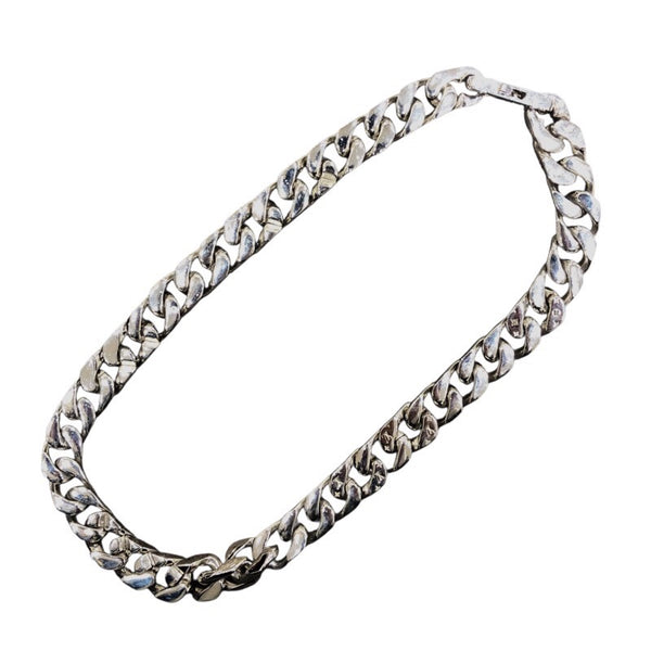 ルイ・ヴィトン LOUIS VUITTON LVチェーンリンクネックレス シルバー メタル ジュエリー