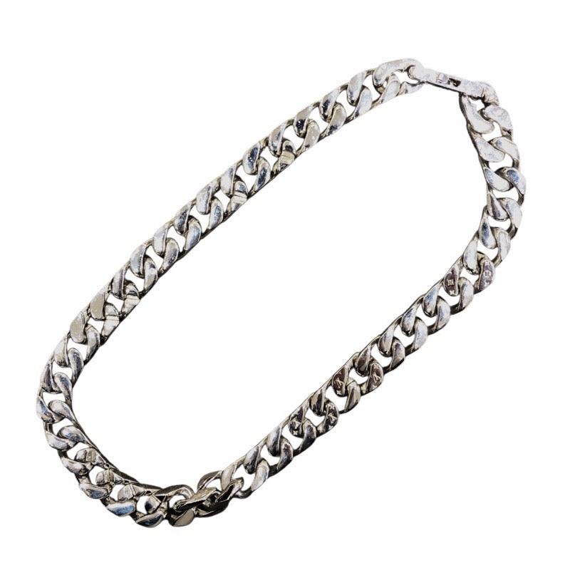 ルイ・ヴィトン LOUIS VUITTON LVチェーンリンクネックレス シルバー メタル ジュエリー