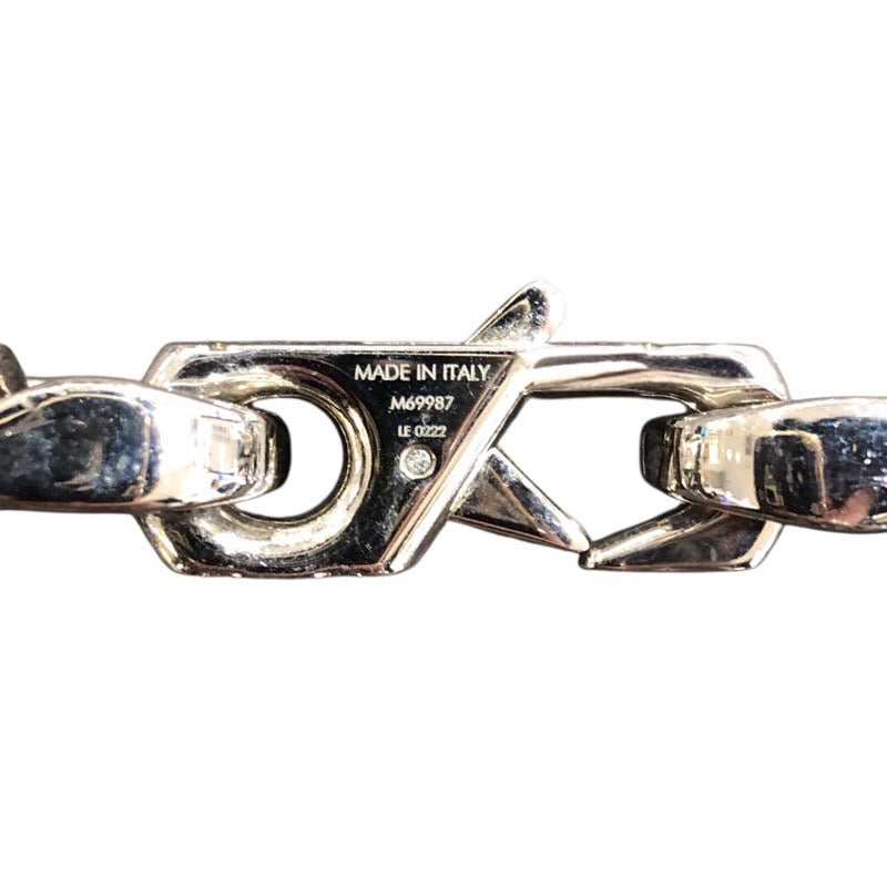 ルイ・ヴィトン LOUIS VUITTON LVチェーンリンクネックレス シルバー メタル ジュエリー