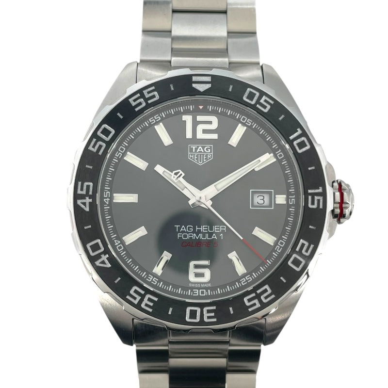 タグ・ホイヤー TAG HEUER フォーミュラ1 キャリバー5 WAZ2011.BA0843 グレー SS メンズ 腕時計