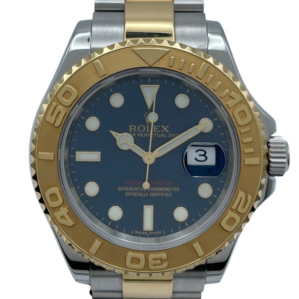 ロレックス ROLEX ヨットマスター 16623 ブルー K18/SS 自動巻き メンズ 腕時計