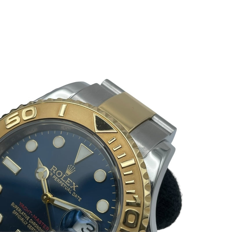 ロレックス ROLEX ヨットマスター 16623 ブルー K18/SS 自動巻き メンズ 腕時計